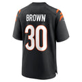 Kooe C.Bengals #30 Chase Brown Player Black Home Game  Stitched Jerseys