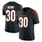 Kooe C.Bengals #30 Chase Brown Player Black Vapor Untouchable Limited Home Game Stitched Jerseys