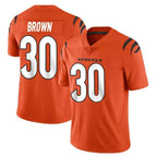 Kooe C.Bengals #30 Chase Brown Player Orange Vapor Untouchable Limited Home Game Stitched Jerseys
