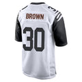 Kooe C.Bengals #30 Chase Brown Player White Alternate Home Game Stitched Jerseys