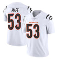 Kooe C.Bengals #53 Boye Mafe Player White Vapor Untouchable Limited Home Game Stitched Jerseys