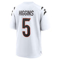 Kooe C.Bengals #5 Tee Higgins Player White Home Game Stitched Jerseys