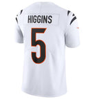Kooe C.Bengals #5 Tee Higgins White Vapor Untouchable Limited Jersey American Stitched Jerseys