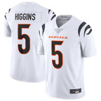 Kooe C.Bengals #5 Tee Higgins White Vapor Untouchable Limited Jersey American Stitched Jerseys
