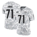 Kooe C.Bengals #71 Amarius Mims Player Arctic Camo Salute to Service Limited Stitched Jerseys