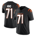 Kooe C.Bengals #71 Amarius Mims Player Black Vapor Untouchable Limited Home Game Stitched Jerseys