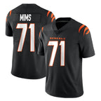 Kooe C.Bengals #71 Amarius Mims Player Black Vapor Untouchable Limited Home Game Stitched Jerseys