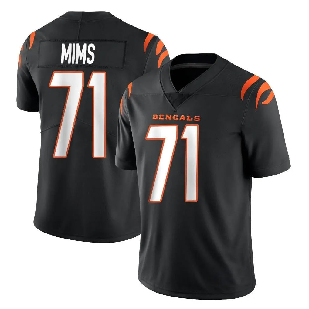 Kooe C.Bengals #71 Amarius Mims Player Black Vapor Untouchable Limited Home Game Stitched Jerseys