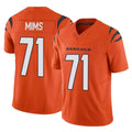 Kooe C.Bengals #71 Amarius Mims Player Orange Vapor F.U.S.E. Limited Home Game Stitched Jerseys