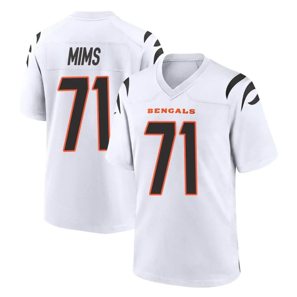 Kooe C.Bengals #71 Amarius Mims Player White Home Game Stitched Jerseys