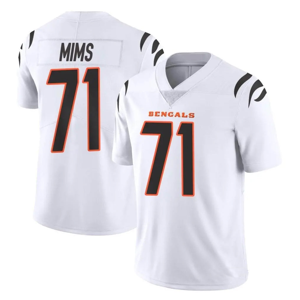Kooe C.Bengals #71 Amarius Mims Player White Vapor Untouchable Limited Home Game Stitched Jerseys