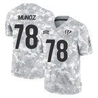 Kooe C.Bengals #78 Anthony Munoz Player Arctic Camo Salute to Service Limited Stitched Jerseys
