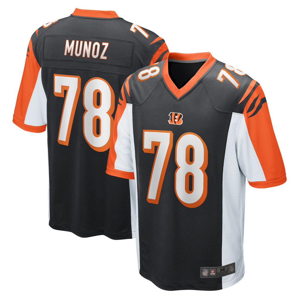 Kooe C.Bengals #78 Anthony Munoz Player Black Alternate Home Game Stitched Jerseys