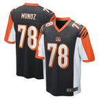 Kooe C.Bengals #78 Anthony Munoz Player Black Alternate Home Game Stitched Jerseys