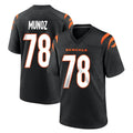Kooe C.Bengals #78 Anthony Munoz Player Black Home Game Stitched Jerseys