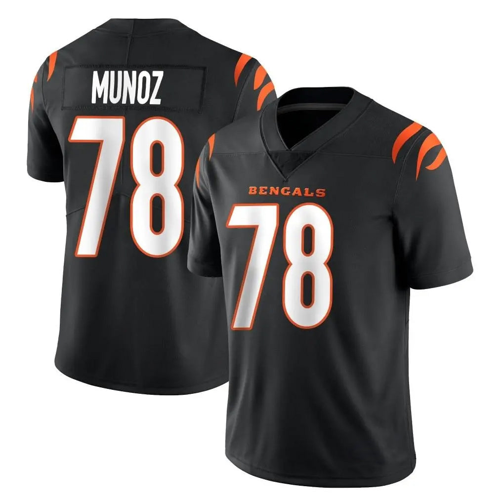 Kooe C.Bengals #78 Anthony Munoz Player Black Vapor Untouchable Limited Home Game Stitched Jerseys