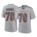 Kooe C.Bengals #78 Anthony Munoz Player Gray Atmosphere Fashion Game Stitched Jerseys