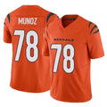 Kooe C.Bengals #78 Anthony Munoz Player Orange Vapor F.U.S.E. Limited Home Game Stitched Jerseys