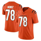 Kooe C.Bengals #78 Anthony Munoz Player Orange Vapor Untouchable Limited Home Game Stitched Jerseys