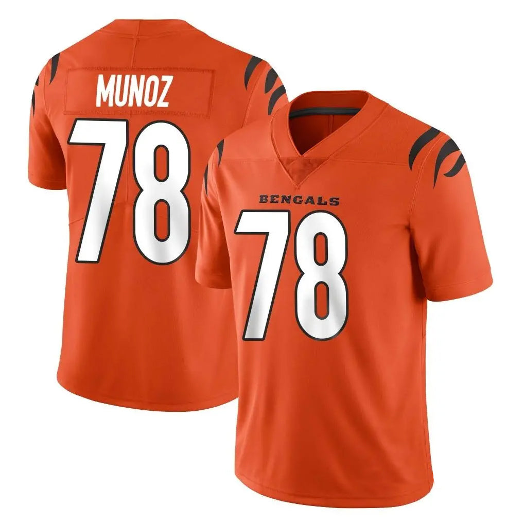 Kooe C.Bengals #78 Anthony Munoz Player Orange Vapor Untouchable Limited Home Game Stitched Jerseys