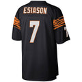 Kooe C.Bengals #7 Boomer Esiason Mitchell & Ness Black Legacy Replica Stitched Jerseys