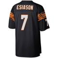 Kooe C.Bengals #7 Boomer Esiason Mitchell & Ness Black Legacy Replica Stitched Puhic Jersey