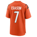 Kooe C.Bengals #7 Boomer Esiason Orange Retired Player Alternate Game Stitched Jerseys