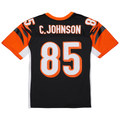 Kooe C.Bengals #85 Chad Johnson Mitchell & Ness Black 2004 Legacy Replica Stitched Puhic Jersey