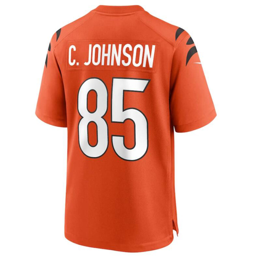 Kooe C.Bengals #85 Chad Johnson Orange Retired Player Alternate Game Jersey American Stitched Jerseys