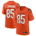 Kooe C.Bengals #85 Chad Johnson Orange Retired Player Alternate Game Jersey American Stitched Jerseys