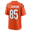 Kooe C.Bengals #85 Chad Johnson Player Orange Home Game Stitched Jerseys