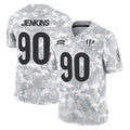 Kooe C.Bengals #90 Kris Jenkins Jr Player Arctic Camo Salute to Service Limited Stitched Jerseys