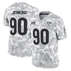 Kooe C.Bengals #90 Kris Jenkins Jr Player Arctic Camo Salute to Service Limited Stitched Jerseys