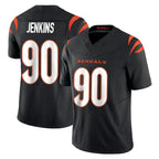 Kooe C.Bengals #90 Kris Jenkins Jr Player Black Vapor F.U.S.E. Limited Home Game Stitched Jerseys