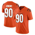 Kooe C.Bengals #90 Kris Jenkins Jr Player Orange Vapor Untouchable Limited Home Game Stitched Jerseys