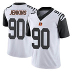 Kooe C.Bengals #90 Kris Jenkins Jr Player White Color Rush Vapor Untouchable Limted Home Game Stitched Jerseys