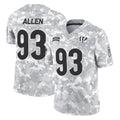 Kooe C.Bengals #93 Jonathan Allen Player Arctic Camo Salute to Service Limited Stitched Jerseys