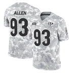 Kooe C.Bengals #93 Jonathan Allen Player Arctic Camo Salute to Service Limited Stitched Jerseys