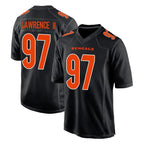 Kooe C.Bengals #97 Dexter Lawrence II Player Black Fashion Game Stitched Jerseys