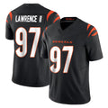 Kooe C.Bengals #97 Dexter Lawrence II Player Black Vapor F.U.S.E. Limited Home Game Stitched Jerseys