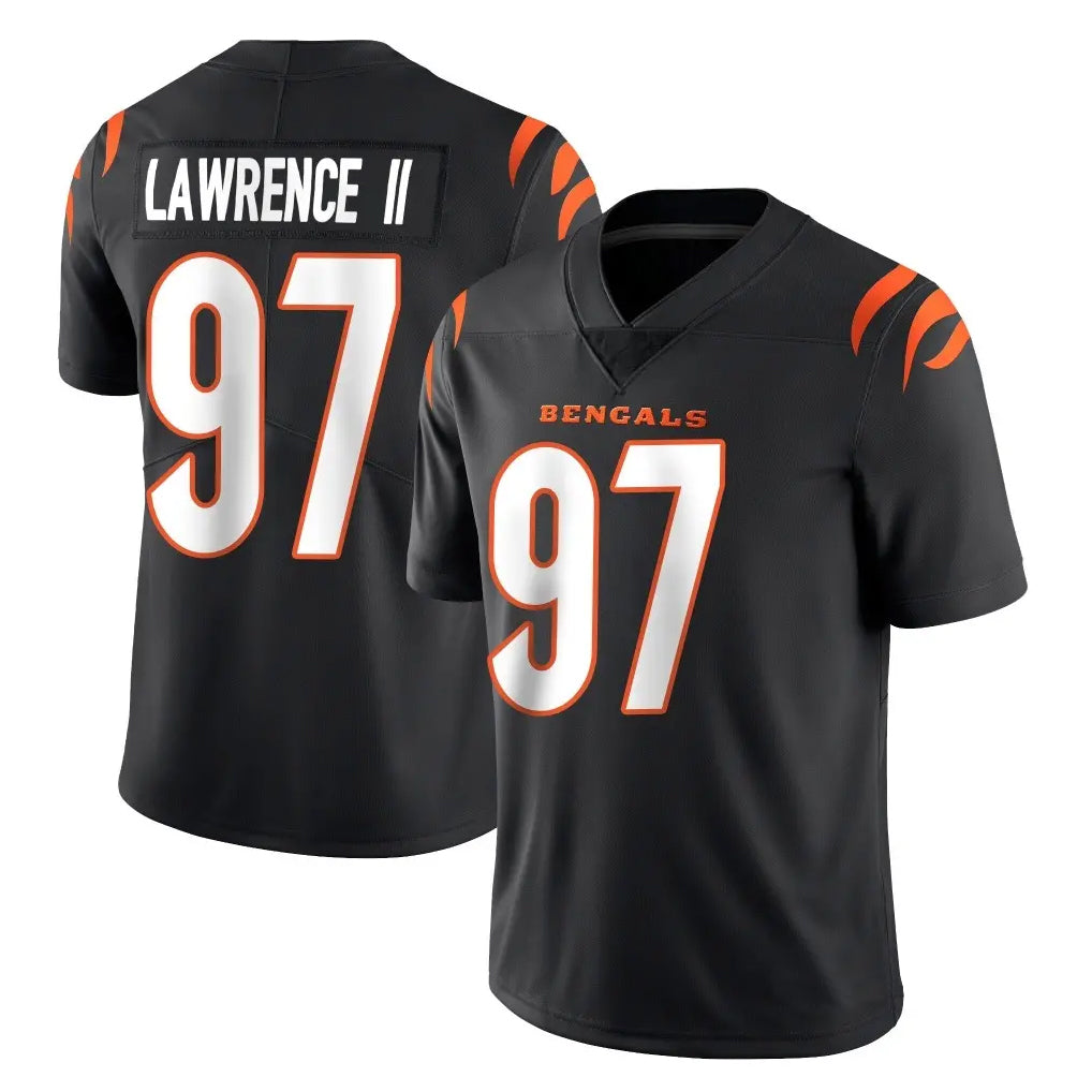 Kooe C.Bengals #97 Dexter Lawrence II Player Black Vapor Untouchable Limited Home Game Stitched Jerseys