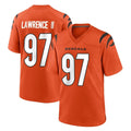 Kooe C.Bengals #97 Dexter Lawrence II Player Orange Home Game Stitched Jerseys