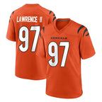 Kooe C.Bengals #97 Dexter Lawrence II Player Orange Home Game Stitched Jerseys
