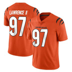 Kooe C.Bengals #97 Dexter Lawrence II Player Orange Vapor Untouchable Limited Home Game Stitched Jerseys