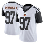 Kooe C.Bengals #97 Dexter Lawrence II Player White Color Rush Vapor Untouchable Limted Home Game Stitched Jerseys