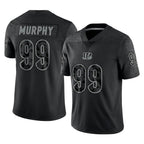 Kooe C.Bengals #99 Myles Murphy Player Black Reflective Limited Game Stitched Jerseys