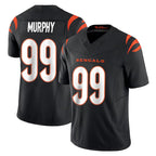 Kooe C.Bengals #99 Myles Murphy Player Black Vapor F.U.S.E. Limited Home Game Stitched Jerseys