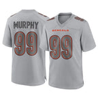 Kooe C.Bengals #99 Myles Murphy Player Gray Atmosphere Fashion Game Stitched Jerseys