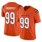 Kooe C.Bengals #99 Myles Murphy Player Orange Vapor F.U.S.E. Limited Home Game Stitched Jerseys