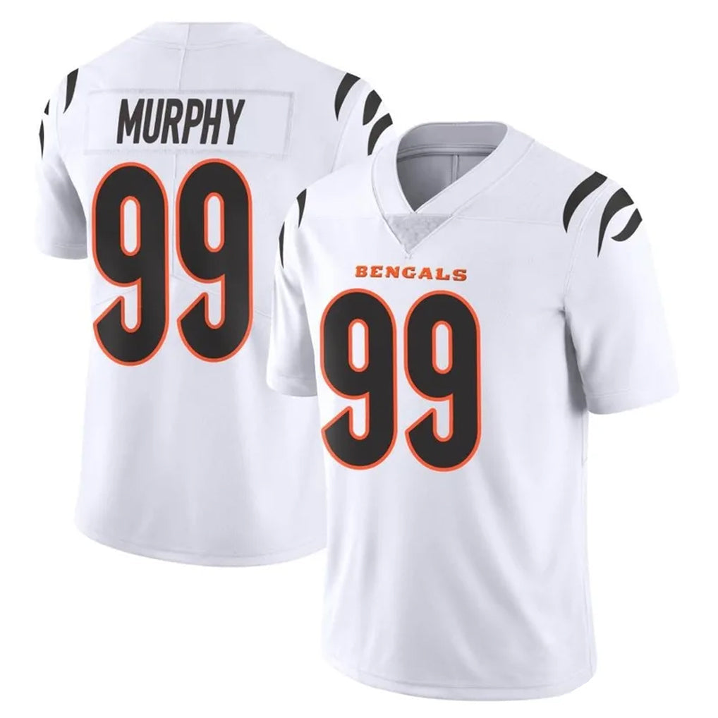 Kooe C.Bengals #99 Myles Murphy Player White Vapor Untouchable Limited Home Game Stitched Jerseys